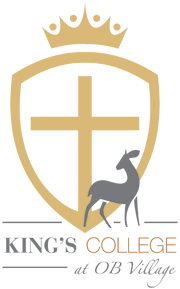 King's College at Outeniquasbosch Wildlife Village crest and logo