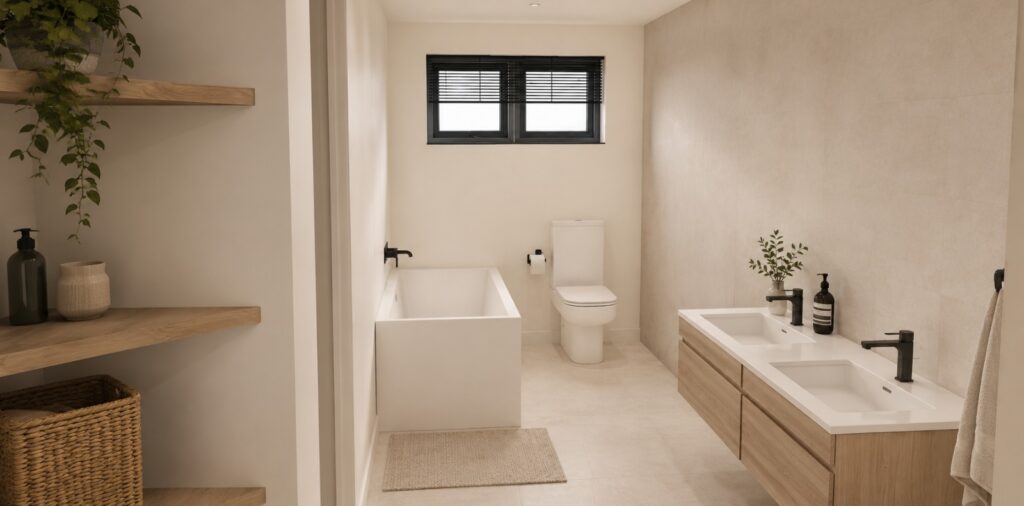 Architectural rendering of the proposed home on Erf 6605 - view 1