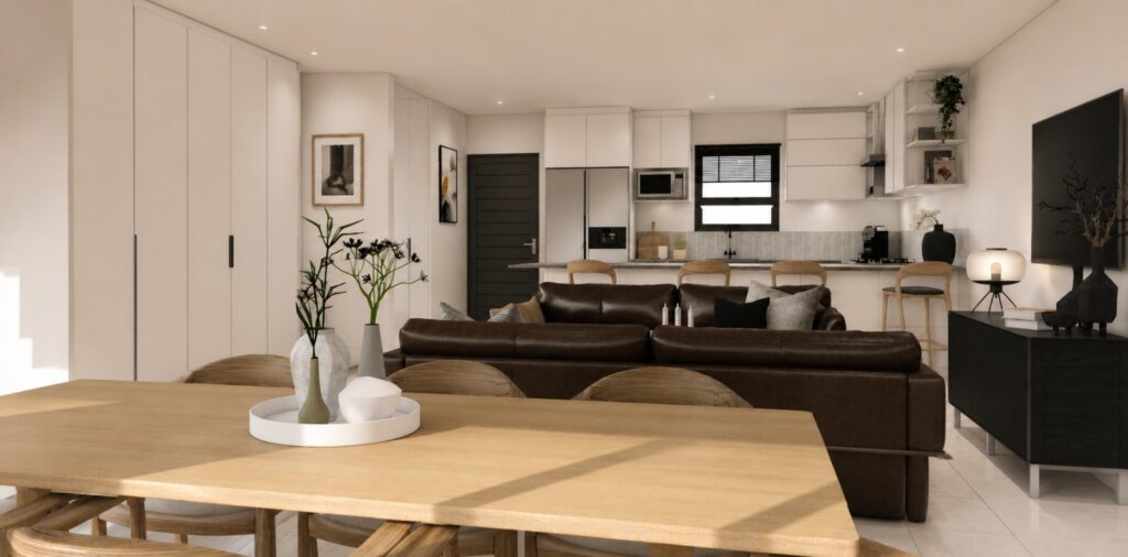 Architectural rendering of the proposed home on Erf 6605 - view 8