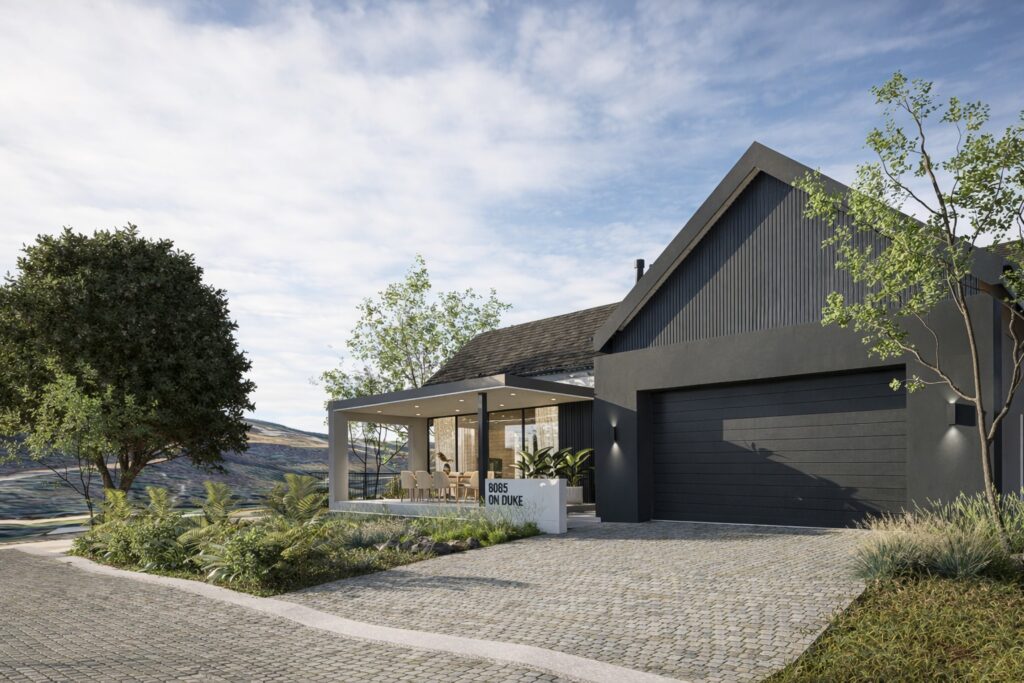 Architectural rendering of the proposed home on Erf 8085 - view 5