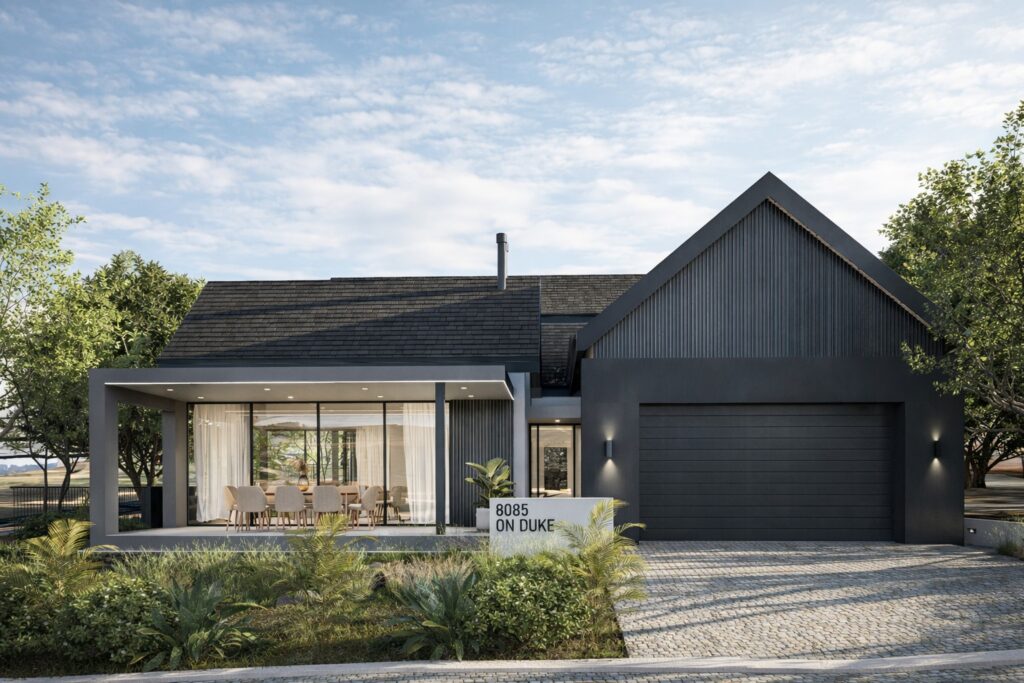 Architectural rendering of the proposed home on Erf 8085 - view 8